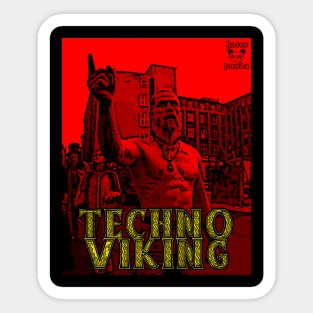 Techno viking Sticker